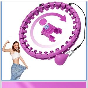 Adjustable Purple Fitness Hoop